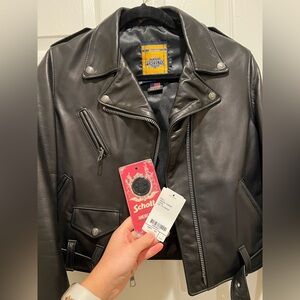 Schott NYC Black Genuine Leather Perfecto Jacket